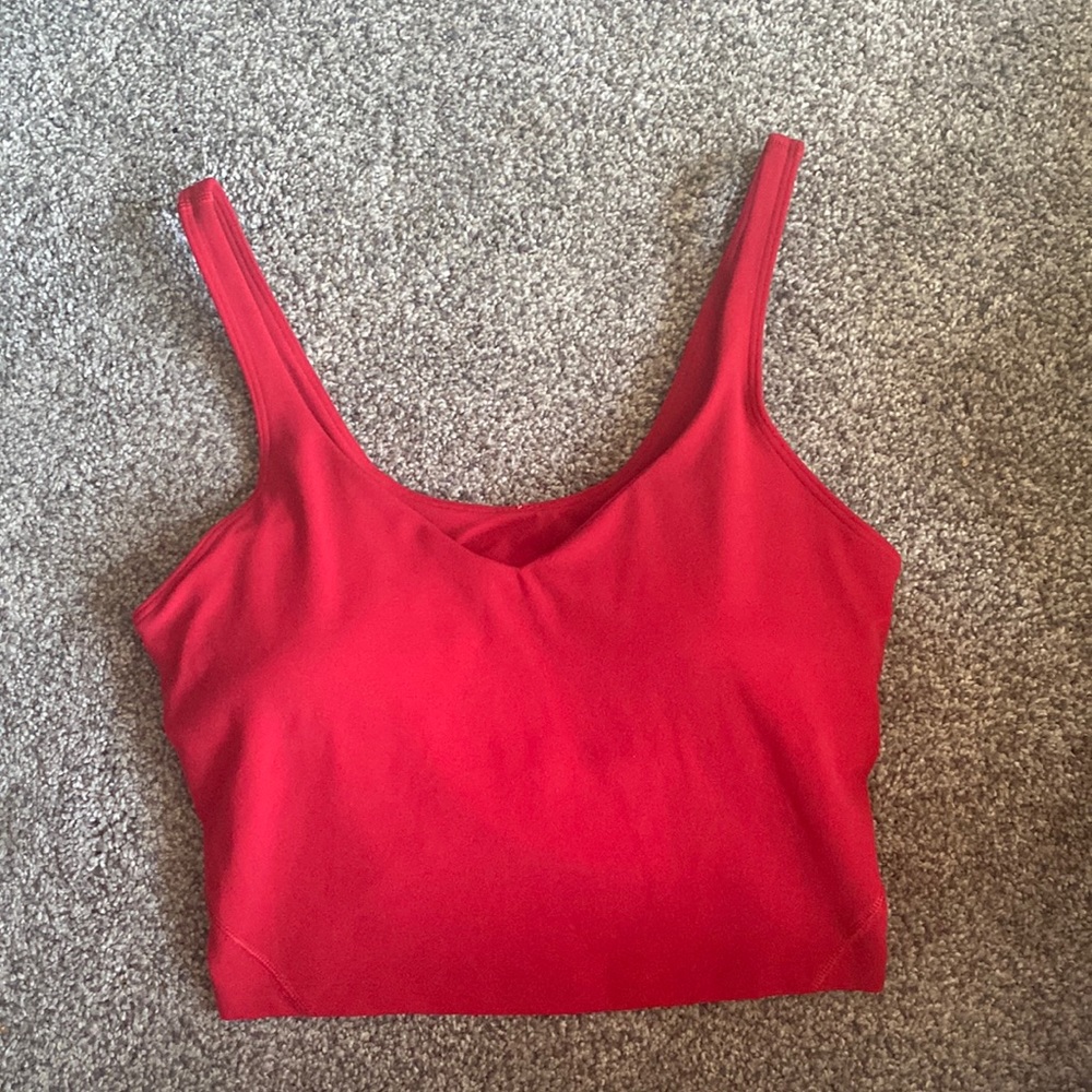 Limited Edition Align Tank: Dark Red with Gold Logo (Lunar New Year 2022)